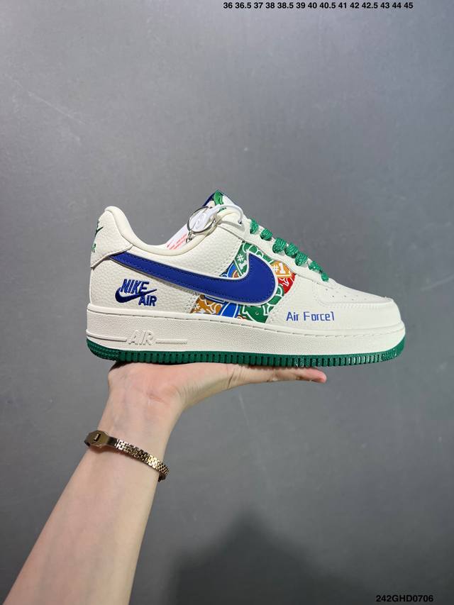 公司级Nike Air Force 1 ‘07 Low 空军一号 低帮 运动鞋 休闲鞋 折边针车 工艺难度大 原楦头原纸板 原装鞋盒 定制五金配件 内置全掌气垫
