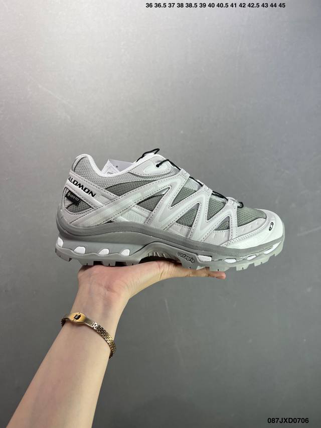法国户外品牌-萨洛蒙 Salomon Xt-Quest Adv Xt 3D探索者系列 纯原版本 潮流越野机能户外休闲运动跑步鞋 采用透气网布与防护皮革组合鞋面材