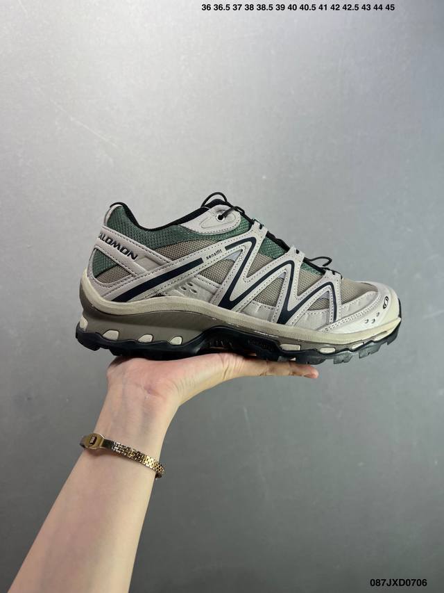 法国户外品牌-萨洛蒙 Salomon Xt-Quest Adv Xt 3D探索者系列 纯原版本 潮流越野机能户外休闲运动跑步鞋 采用透气网布与防护皮革组合鞋面材