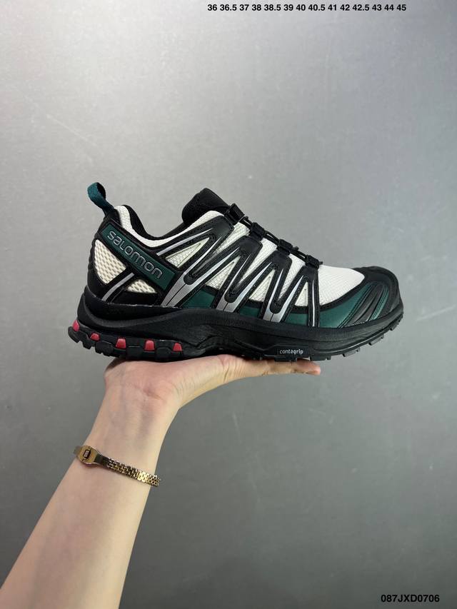 法国户外品牌-萨洛蒙 Salomon Xt-Quest Adv Xt 3D探索者系列 纯原版本 潮流越野机能户外休闲运动跑步鞋 采用透气网布与防护皮革组合鞋面材