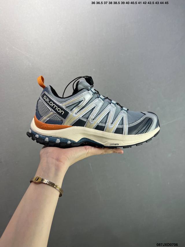 法国户外品牌-萨洛蒙 Salomon Xt-Quest Adv Xt 3D探索者系列 纯原版本 潮流越野机能户外休闲运动跑步鞋 采用透气网布与防护皮革组合鞋面材
