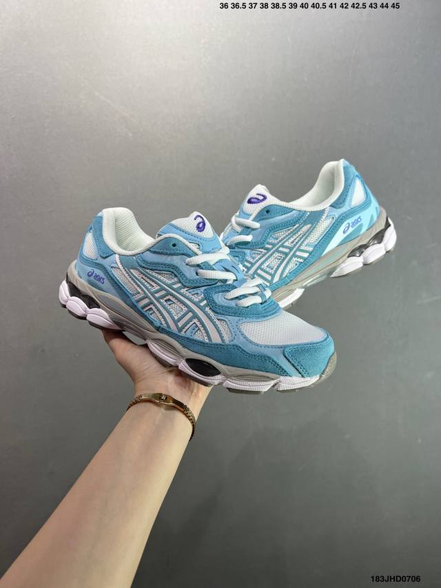 公司级Asics 亚瑟士Gel-Nyc 透气网眼鞋面配合部分合成革材质 采用全新Ahar+橡胶材质 更加耐磨 货号: 1A789-020 尺码:36～45 Id