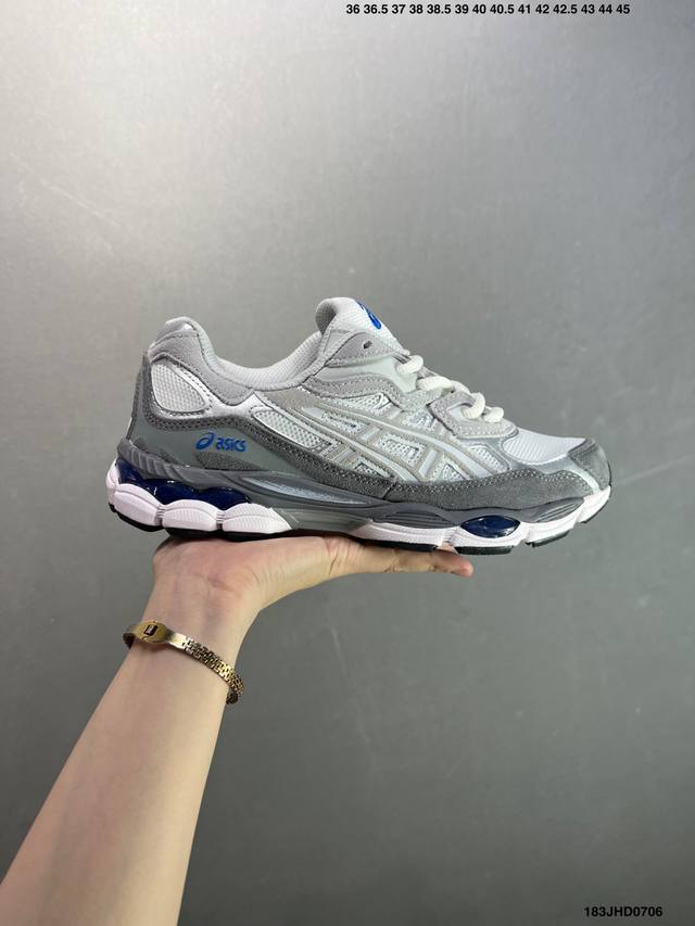 公司级Asics 亚瑟士Gel-Nyc 透气网眼鞋面配合部分合成革材质 采用全新Ahar+橡胶材质 更加耐磨 货号: 1A789-020 尺码:36～45 Id