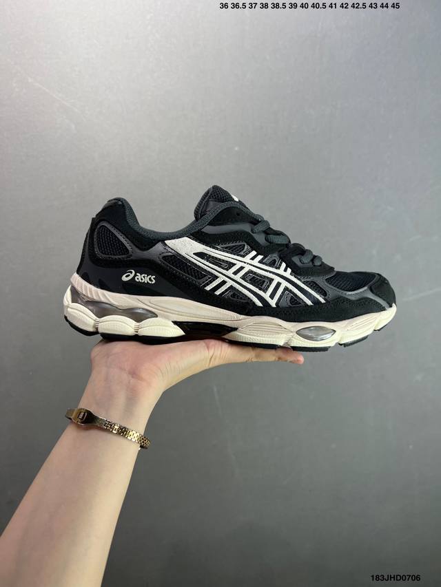 公司级Asics 亚瑟士Gel-Nyc 透气网眼鞋面配合部分合成革材质 采用全新Ahar+橡胶材质 更加耐磨 货号: 1A789-020 尺码:36～45 Id