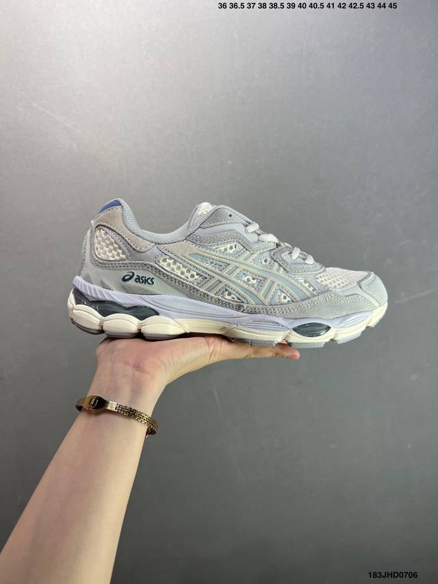 公司级Asics 亚瑟士Gel-Nyc 透气网眼鞋面配合部分合成革材质 采用全新Ahar+橡胶材质 更加耐磨 货号: 1A789-020 尺码:36～45 Id