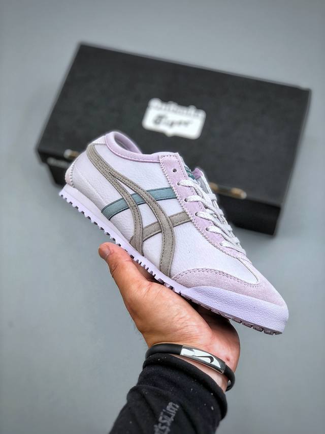 Onitsuka Tiger Mexico 66经典墨西哥系列低帮复古经典百搭休闲皮革慢跑鞋 货号1183C076 -020 尺码：36-45 半