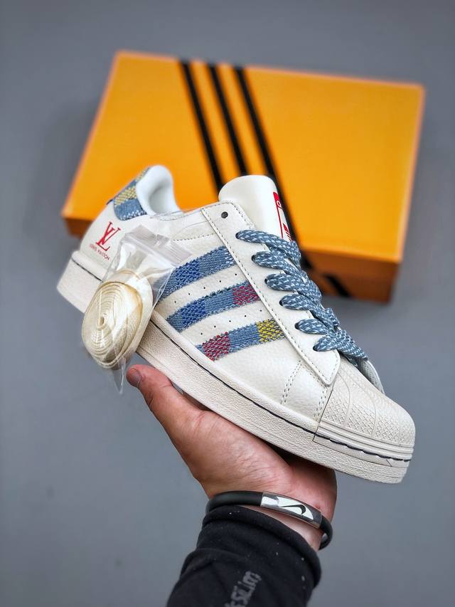 D版 Adidas Originals Superstar 联名款 经典贝壳头官网同步 实拍首发渠道正品订单 诠释市场最高工艺水平区别市面普通真标版本，进出专柜