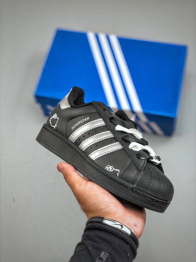 Adidas Originals Superstar 定制配色定制贝壳头休闲板鞋 独家控货 平台正单 全鞋百分百原材料 全鞋电脑针车 Logo针车间距针数原版一