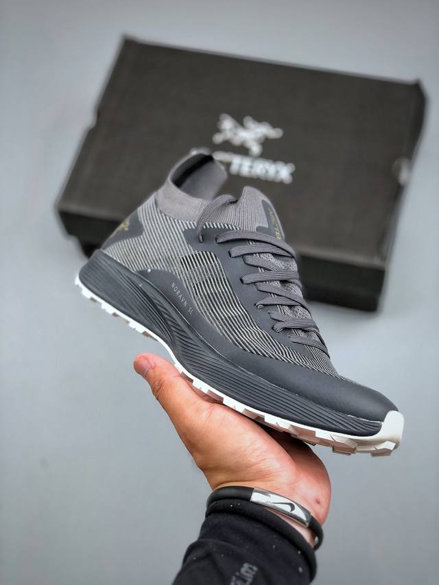 L 始祖鸟Bora Kragg Shoes覆盖透气男越野跑鞋 官方同步上架适合技术路线单日徒步穿着也可以一脚蹬穿法 Aeriosflgtx鞋受到长途野外跑步鞋的