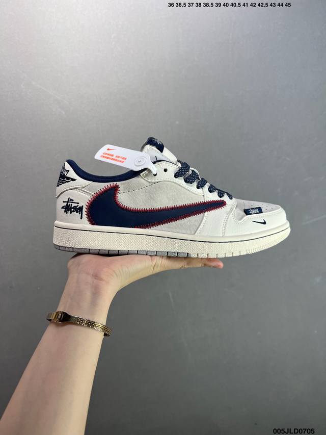 公司级Nike Air Jordan 1 Low 定制配色 定制Aj联名-高端定制 低帮复古文化板鞋 #定制鞋盒 大厂纯原品质出货 超高清洁度 皮料切割干净无任