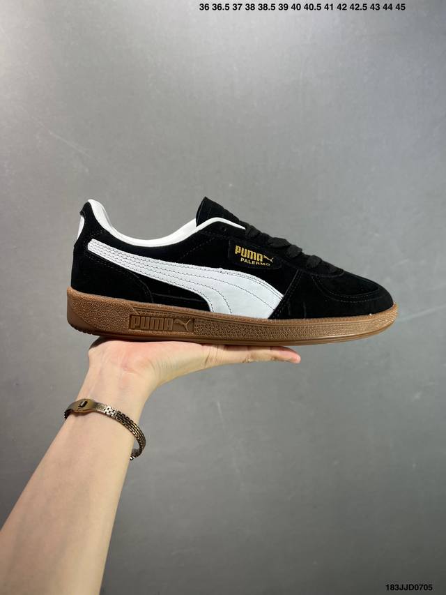真标Puma Palermo Special复古单品 彪马 防滑耐磨低帮德训板鞋 货号:396463-02 尺码:36 37 37.5 38 38.5 39 4