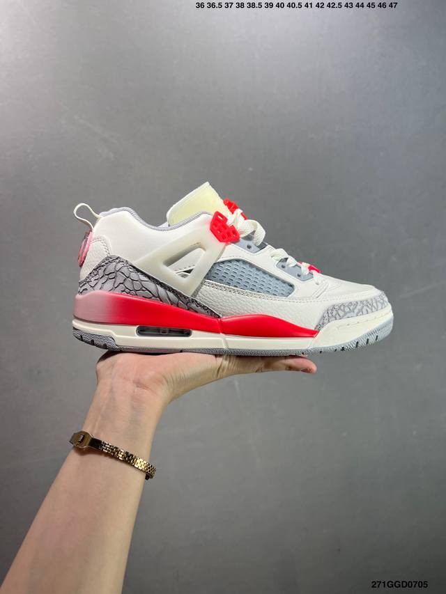 公司级Air Jordan Spizike Low “Year Of The Dragon” 国外X平台优先上线 防滑耐磨 低帮元素 外贸特供渠道批次 新配色不
