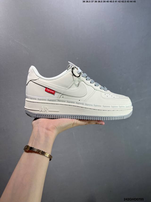 核心私 公司级Nike Air Force 1 ‘07 Low 空军一号 低帮 运动鞋 休闲鞋 折边针车 工艺难度大 原楦头原纸板 原装鞋盒 定制五金配件 内置