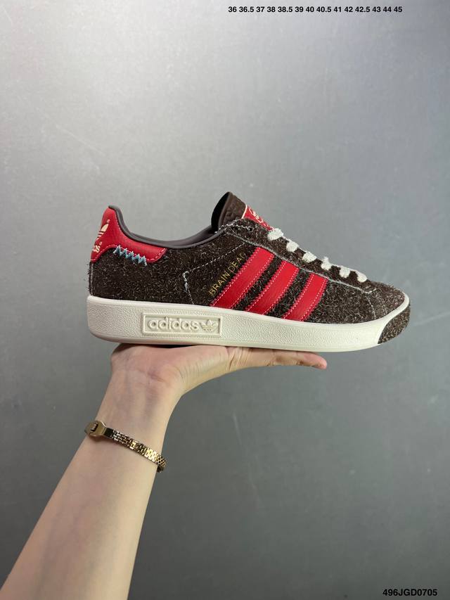 Brain Dead X Adidas Originals Forest Hills Core 阿迪达斯 舒适时尚薄底 防滑耐磨 低帮 板鞋 Id：496Jgd