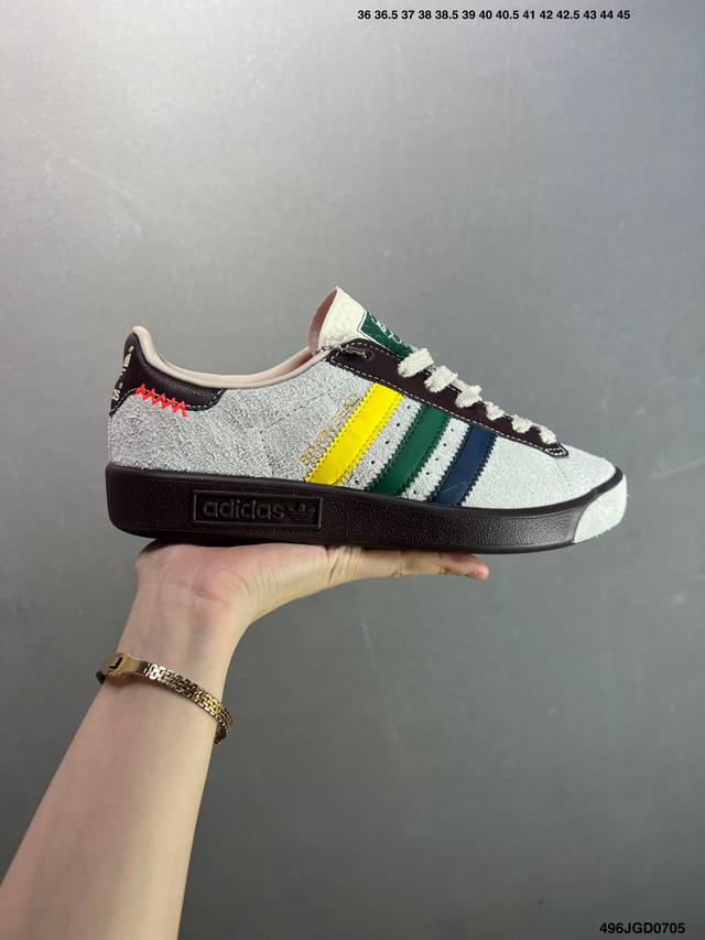 Brain Dead X Adidas Originals Forest Hills Core 阿迪达斯 舒适时尚薄底 防滑耐磨 低帮 板鞋 Id：496Jgd
