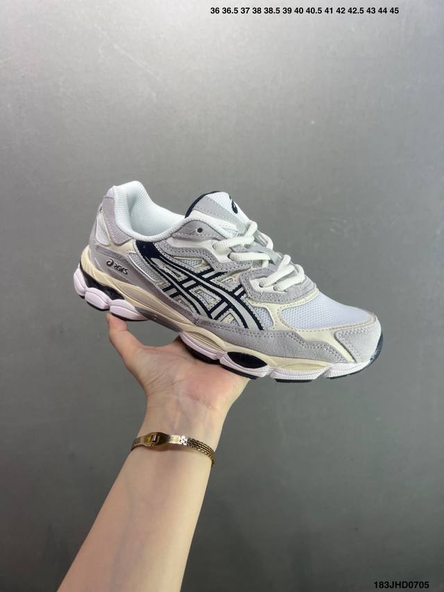 公司级Asics 亚瑟士Gel-Nyc 透气网眼鞋面配合部分合成革材质 采用全新Ahar+橡胶材质 更加耐磨 货号: 1A789-020 尺码:36～45 Id