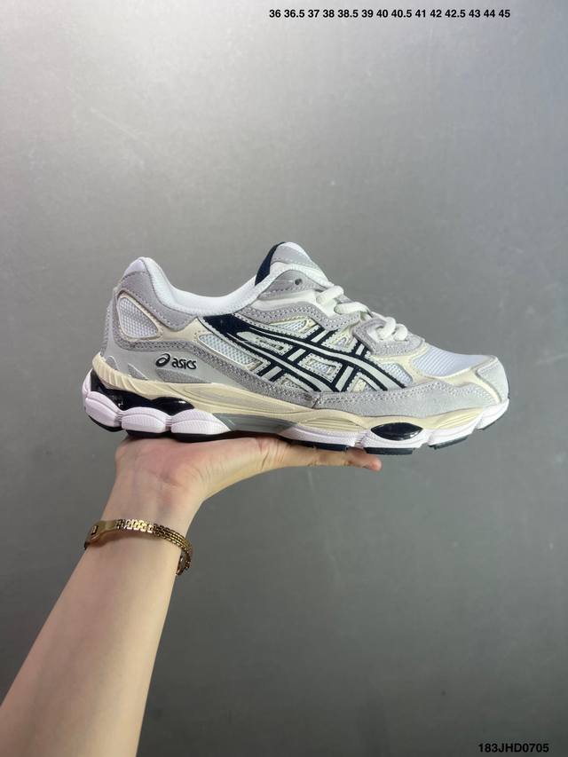 公司级Asics 亚瑟士Gel-Nyc 透气网眼鞋面配合部分合成革材质 采用全新Ahar+橡胶材质 更加耐磨 货号: 1A789-020 尺码:36～45 Id