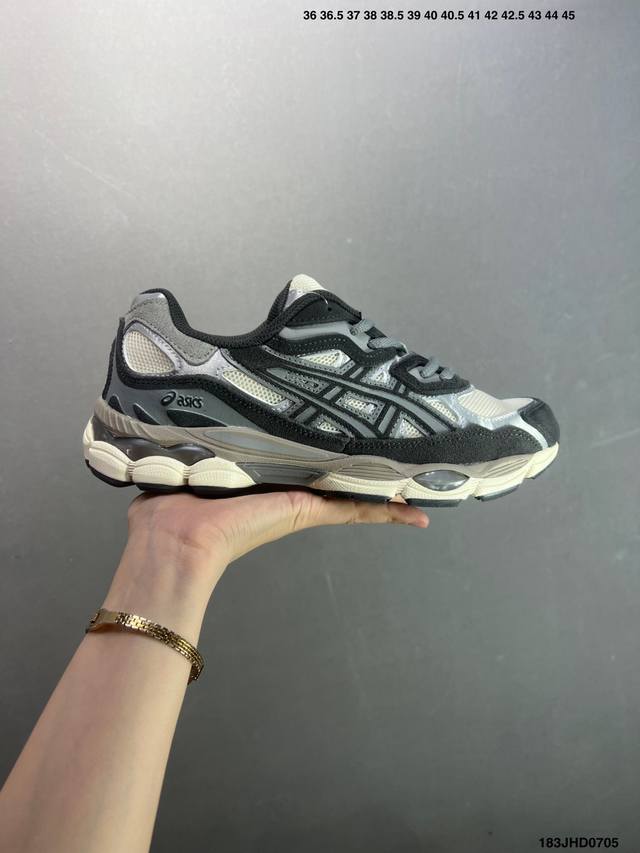 公司级Asics 亚瑟士Gel-Nyc 透气网眼鞋面配合部分合成革材质 采用全新Ahar+橡胶材质 更加耐磨 货号: 1A789-020 尺码:36～45 Id