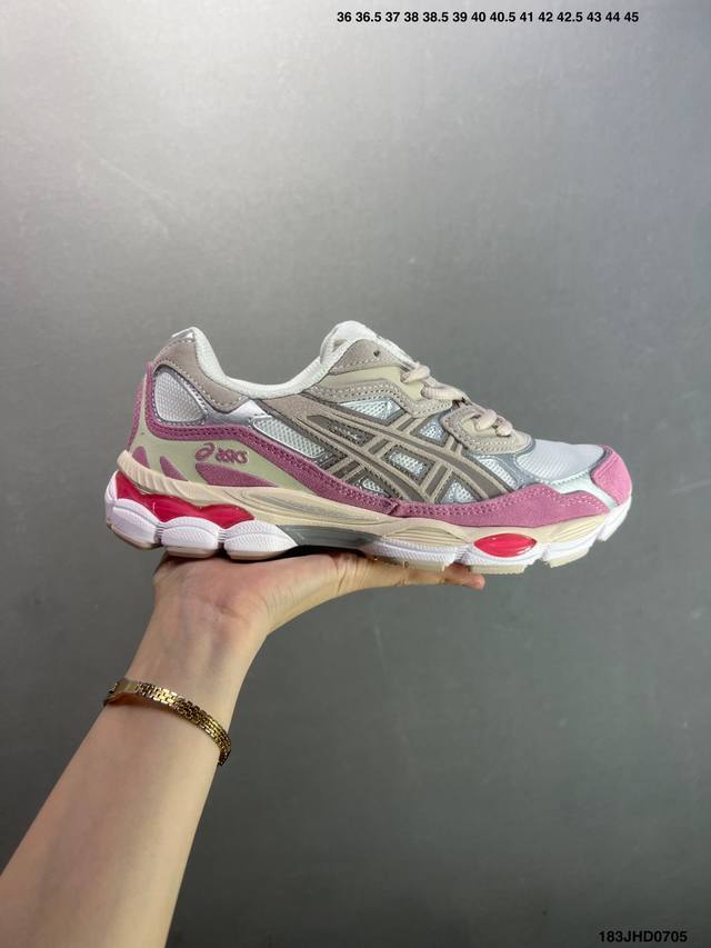 公司级Asics 亚瑟士Gel-Nyc 透气网眼鞋面配合部分合成革材质 采用全新Ahar+橡胶材质 更加耐磨 货号: 1A789-020 尺码:36～45 Id