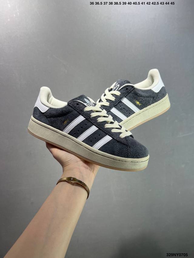 阿迪 Ad Originals Campus 00S 学院系列 面包风经典复古低帮百搭休闲运动板鞋 货号：Ig5990 尺码：36 36 37 38 38 39