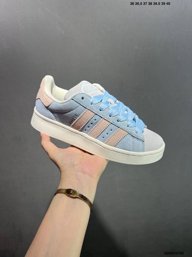 阿迪 Ad Originals Campus 00S 学院系列 面包风经典复古低帮百搭休闲运动板鞋 货号：Ig5990 尺码：36 36 37 38 38 39