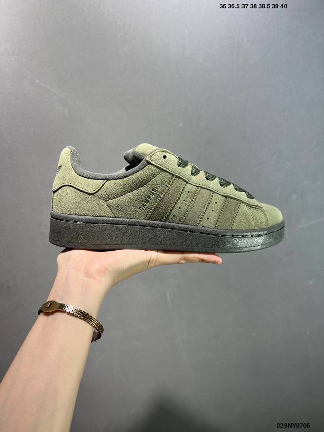 阿迪 Ad Originals Campus 00S 学院系列 面包风经典复古低帮百搭休闲运动板鞋 货号：Ig5990 尺码：36 36 37 38 38 39