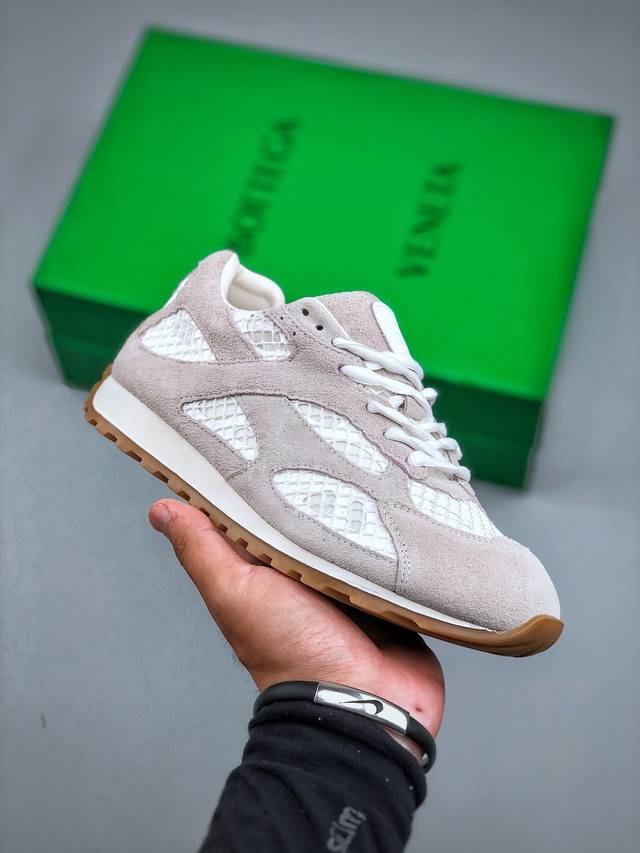 意大利奢侈品牌-宝缇嘉 葆蝶家-Bottega Veneta Orbit Lace-Up Runner Bv葆蝶家时尚休闲王一博同款老爹鞋运动鞋 ＃Max 广货