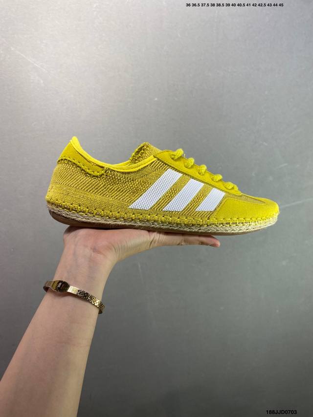 Clot X Adidas Originals Gazelle By Edison Chen 柔软舒适低帮板鞋 Clot全新配色 全身牛皮加上草料的鞋身 很显高