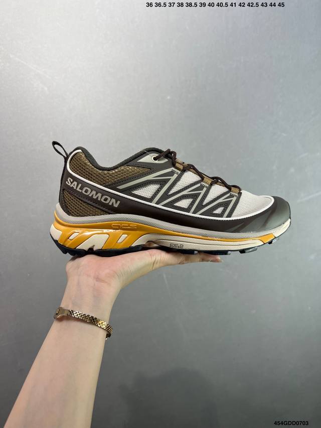核心私 公司级Salomon Xa Pro Xt-6 Expanse萨洛蒙户外越野跑鞋 鞋面采用Sensifit贴合技术 全方位贴合包裹脚型 鞋跟部鞋底牵引设计