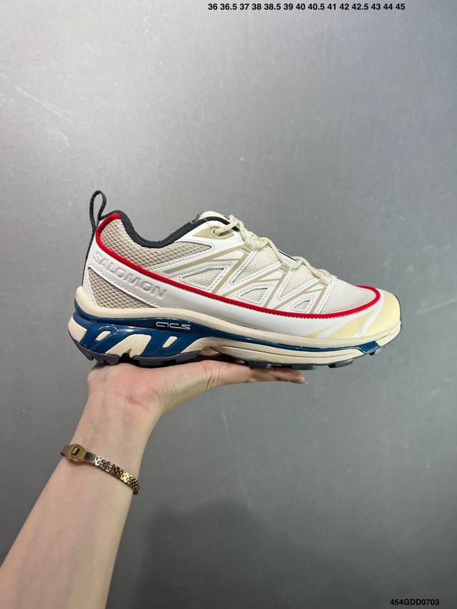 核心私 公司级Salomon Xa Pro Xt-6 Expanse萨洛蒙户外越野跑鞋 鞋面采用Sensifit贴合技术 全方位贴合包裹脚型 鞋跟部鞋底牵引设计