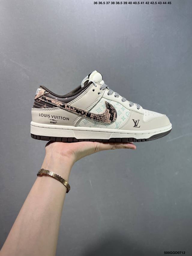 公司级Nk Dunk Low Retro “Diy高端定制” 低帮休闲运动板鞋 原装头层材料 用料绝不含糊 独家版型蒸餾加工帶來的是更好的视觉和脚感体验 清洁度