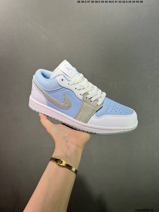 Nike Air Jordan 1 Low Aj1乔1低帮休闲板鞋 同步官方配色 头层皮打造 正确满胶鞋垫 四线拉帮 原厂织唛标 鞋舌高弹海绵填充 官方货号:I