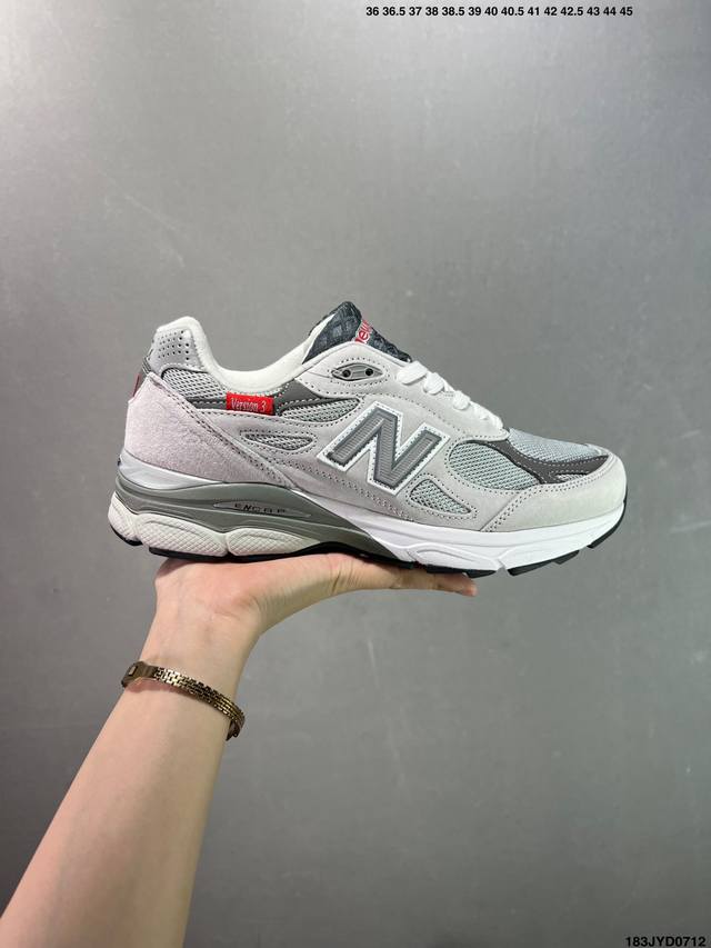 公司级New Balance M990Vs2 新百伦Nb990V2 Vs灰色 第二代总统复古慢跑鞋 正确3M反光细节 原楦原纸版开发 正确6层组合底模精密开发