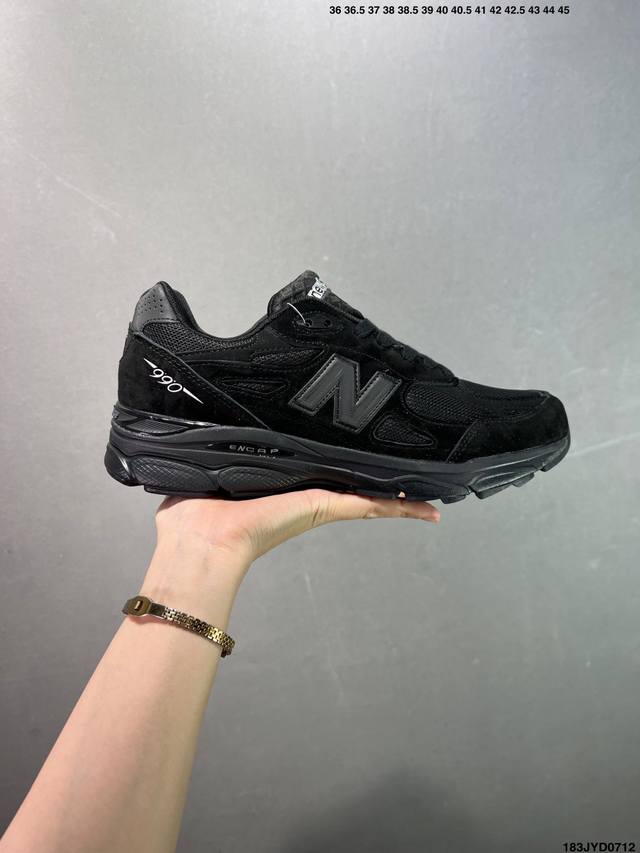 公司级New Balance M990Vs2 新百伦Nb990V2 Vs灰色 第二代总统复古慢跑鞋 正确3M反光细节 原楦原纸版开发 正确6层组合底模精密开发