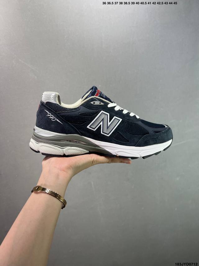 公司级New Balance M990Vs2 新百伦Nb990V2 Vs灰色 第二代总统复古慢跑鞋 正确3M反光细节 原楦原纸版开发 正确6层组合底模精密开发