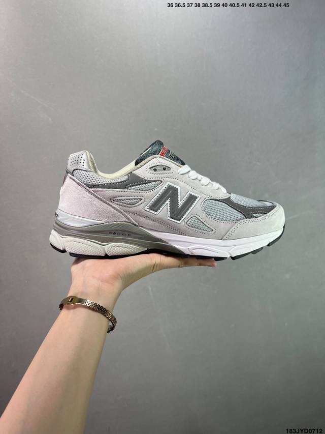 公司级New Balance M990Vs2 新百伦Nb990V2 Vs灰色 第二代总统复古慢跑鞋 正确3M反光细节 原楦原纸版开发 正确6层组合底模精密开发