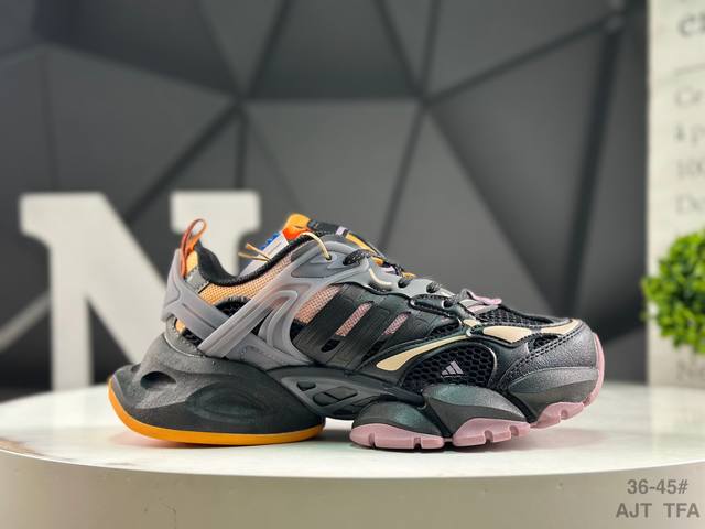 阿迪达斯 Ad Xlg Runner Deluxe Cny 轻机甲赛博复古休闲运动老爹鞋 公司级原楦纸板数据开发 铸造原味鞋型。耐磨防撕裂面料和Rpu后跟结构，