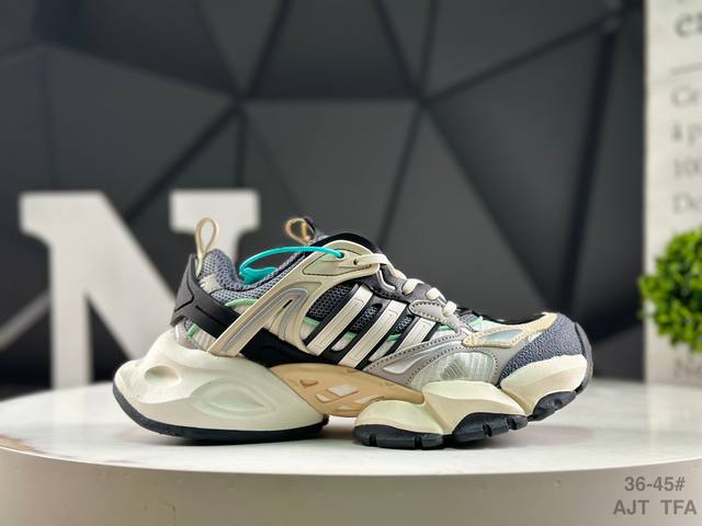 阿迪达斯 Ad Xlg Runner Deluxe Cny 轻机甲赛博复古休闲运动老爹鞋 公司级原楦纸板数据开发 铸造原味鞋型。耐磨防撕裂面料和Rpu后跟结构，