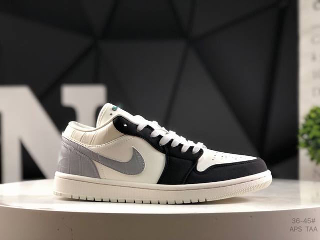耐克 Jordan Air Jordan 1 Fall League 舒适百搭 防滑耐磨 低帮 复古篮球鞋 男女同款 货号：Io2242-101尺码 ：36-4