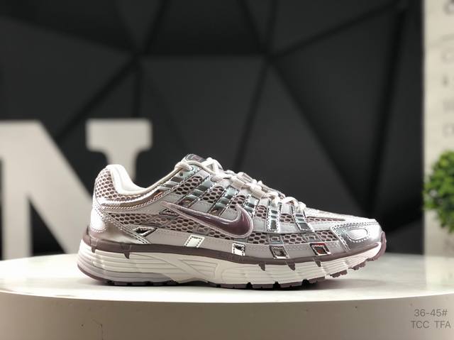 耐克 Nike P-6000 Initiator Running 耐克Ins 银红复古休闲运动老爹鞋 公司级版本耐克 P-6000老爹鞋Initiator 独家