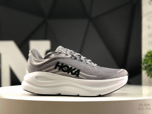 Hoka One One Bondi 9 舒适防滑耐磨低帮休闲跑步鞋 货号：1162012 Gctc尺码：如图所示 Tcc Tfa