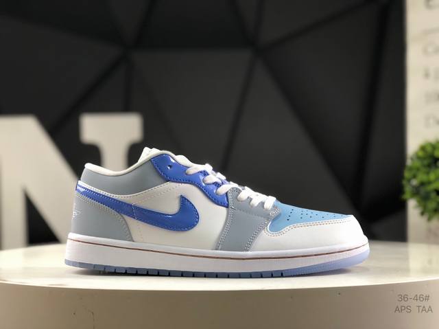 耐克 Air Jordan 1 Low Seaj1乔1低帮文化篮球鞋 目前市售最高品质 原鞋开发 平台订单专用代工流水线打造 一眼公司货既视感 每一个配色均采购