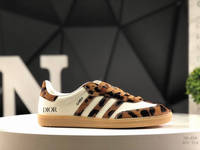 阿迪达斯 三叶草Rich X Adidas Originals Samba Handball Spezial 桑巴舞系列绅士德训足球风百搭低帮休闲运动板鞋 绿色