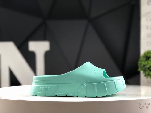 Puma 彪马 Mayze Stack Injex Wns厚底**运动拖鞋尺码：如图所示 Ajt Ff