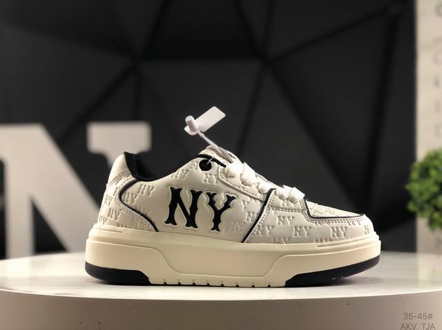 Ny美国榄球洋基队 X Mlb Chunky Runner Basic 厚底老爹厚底休闲运动慢跑鞋采用优质轻量克重纤维移膜皮革及透气网面鞋面材质全新独立开发4.