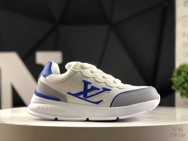 Lv 路易威登 Louis Vuitton Trainer Sneaker Low休闲运动文化百搭篮球鞋尺码：如图所示 Ttp Tva