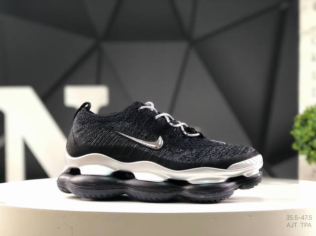 公司级带半码 耐克 Yh Nk Air Max Scorpion Flyknit 天蝎座系列 款超级大气垫前卫**运动慢跑鞋 货号：Hj3487 001破空来袭