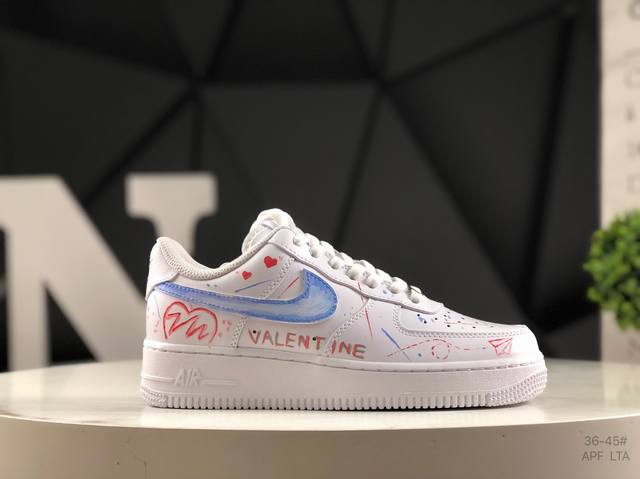 公司级带半码 耐克 Nike Air Force 1 Low’07 空军一号低帮休闲板鞋 定制皮料 原楦原纸板 纯正空军版型 内置全掌气垫 货号：Dd8959-