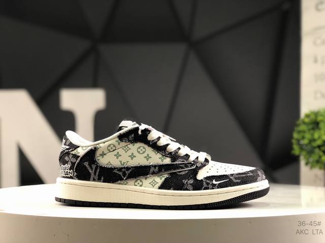 海外爆款限量发售！耐克 Travis Scott X Fragment Design X Jordan Air Jordan 1 Low Og Sp “古驰联名