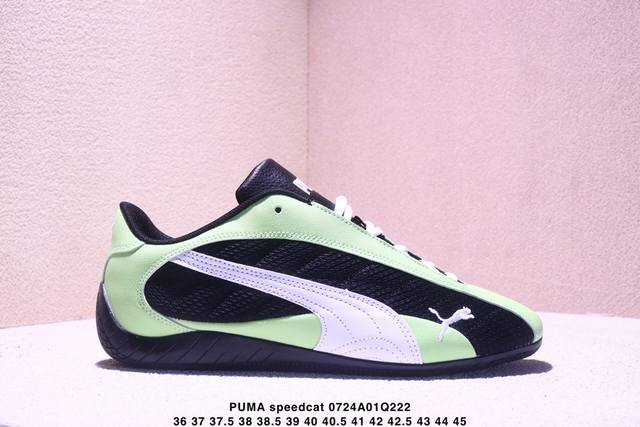Puma彪马 Speedcat Plus 赛车 薄底 德训 时尚舒适 复古 耐磨 低帮 生活休闲鞋 男女同款Xm0723Q222
